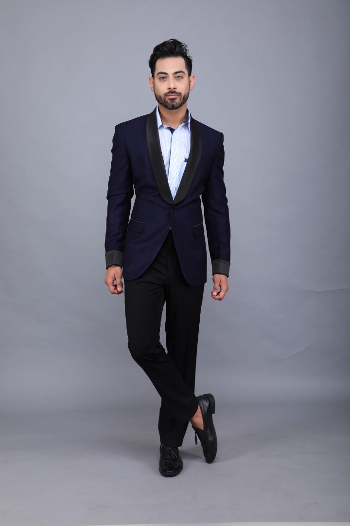 Tuxedo Suit With Black Trouser