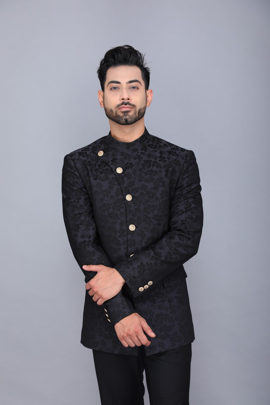 BANDHGALA SUIT WITH TROUSER